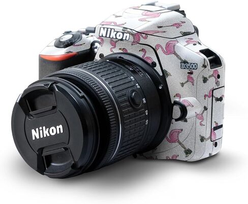 Carbon Fiber Skin Compatible with Nikon D3500 Camera - Artic Camo - Premium 3M Vinyl Protective Wrap Decal Cover - Easy to Apply | Crafted in The USA by MightySkins in Saudi Arabia