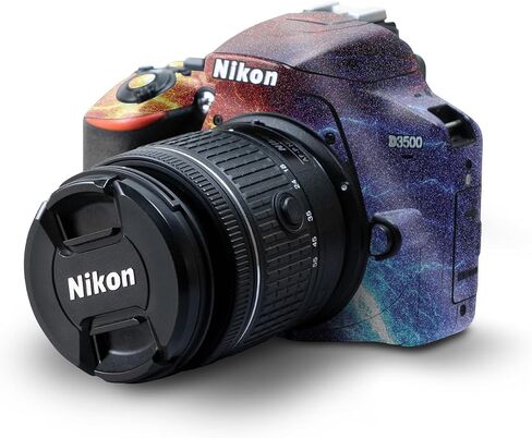 Carbon Fiber Skin Compatible with Nikon D3500 Camera - Artic Camo - Premium 3M Vinyl Protective Wrap Decal Cover - Easy to Apply | Crafted in The USA by MightySkins in Saudi Arabia