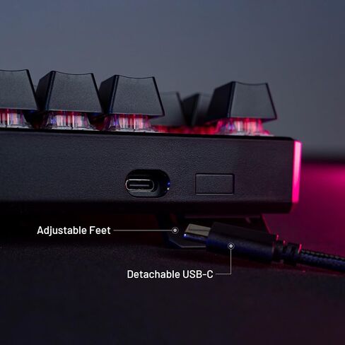 لوحة مفاتيح ميكانيكية TECWARE Phantom+ 87 مفتاح، RGB LED، مفتاح Wraith Orange in Saudi Arabia
