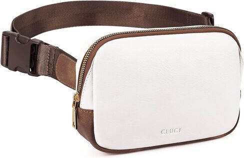 CLUCI Small Belt Bag for Women+PU Leather Waist Bag with Adjustable Straps in Saudi Arabia