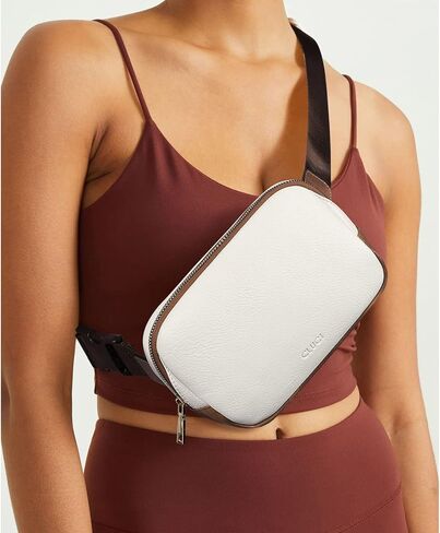 CLUCI Small Belt Bag for Women+PU Leather Waist Bag with Adjustable Straps in Saudi Arabia