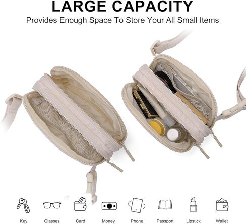 CLUCI Small Belt Bag for Women+PU Leather Waist Bag with Adjustable Straps in Saudi Arabia