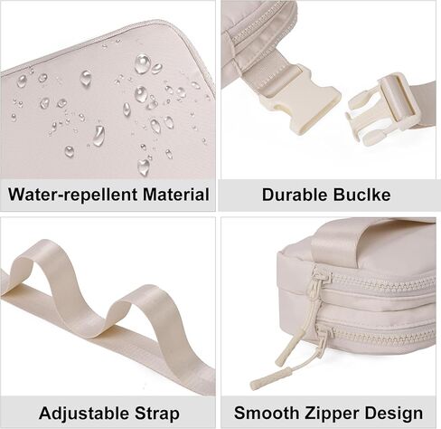 CLUCI Small Belt Bag for Women+PU Leather Waist Bag with Adjustable Straps in Saudi Arabia