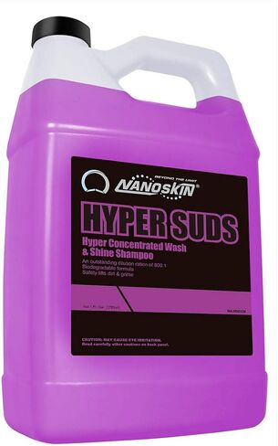 Nanoskin HYPER SUDS Foaming Car Wash Shampoo 1 Gallon - Ultra Concentrated: Works with Foam Cannon, Foam Gun, Bucket Wash, Pressure Washer | Ideal for Use in Mixing/Metering systems | 800:1 Dilution in Saudi Arabia