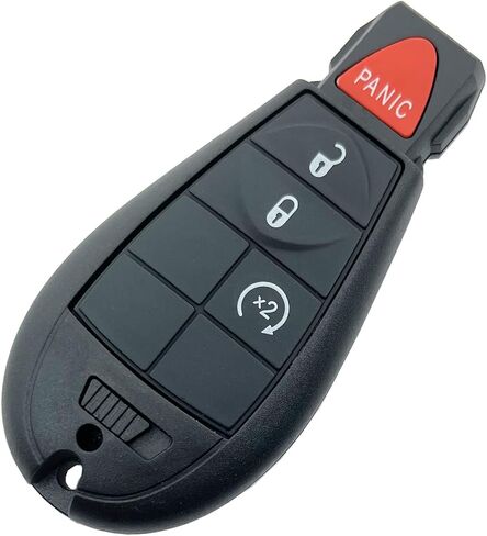 4 Buttons Keyless Remote Car Key Fob Fit for Dodge Ram 1500 2500 3500 Truck Pickup 2009 2010 2011 2012 Journey Challenger Grand Caravan Jeep Grand Cherokee Commander M3N5WY783X (Black) in Saudi Arabia