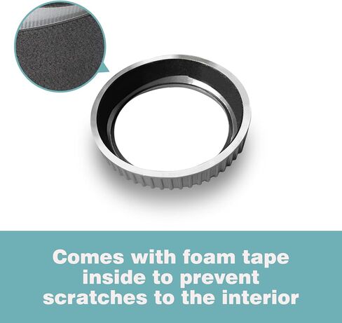 BestEvMod for F-150 Lightning Interior Volume Control Knob Metal Cover Accessories Volume Switch Knob Cover Zinc Alloy SNAP in Design Compatible with Ford F150 F-150 Lightning 2022 2023 2024 (Black) in Saudi Arabia