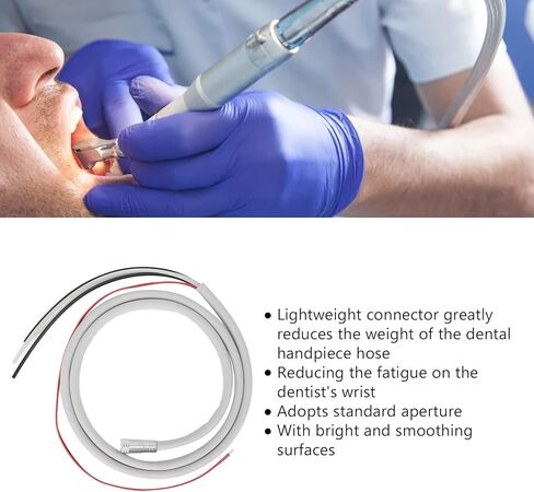 أنبوب قبضة Dioche - أنبوب قبضة سيليكون مطاط السيليكون 6 فتحات - ملحق خرطوم أسنان سميك مرن عالي السرعة in Kuwait
