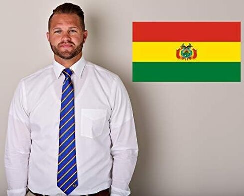 Bolivia Tie 100% Woven Silk in Saudi Arabia
