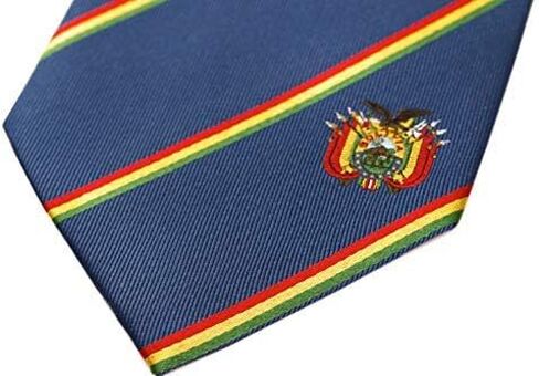 Bolivia Tie 100% Woven Silk in Saudi Arabia