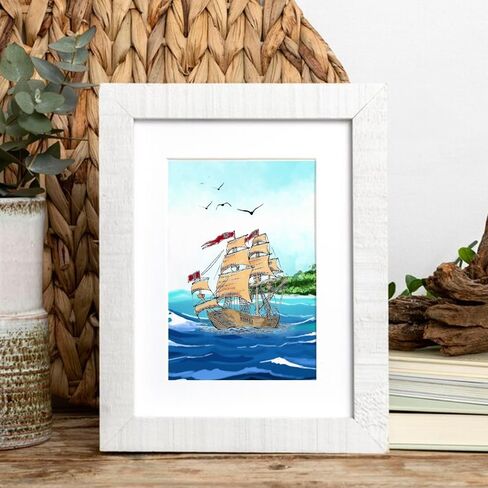 4 Big Ships Clear Stamps for Card Making, Sailing Shipping Trip Sailboats Clear Rubber Stamps Background Transparent Rubber Seal Stamps for DIY Photo Scrapbooking Card Album Crafting Supplies in Saudi Arabia