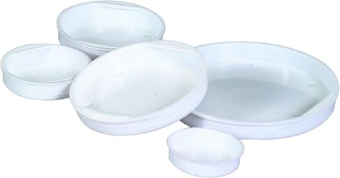 Tape Logic TLMTCAP3 Plastic End Caps, 3", White (Pack of 100) in Saudi Arabia