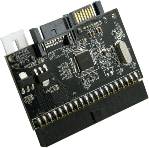Cablecc IDE 100 133 DVD CD إلى اثنين من محول SATA 7PIN التسلسلي لمحرك القرص الصلب in Kuwait