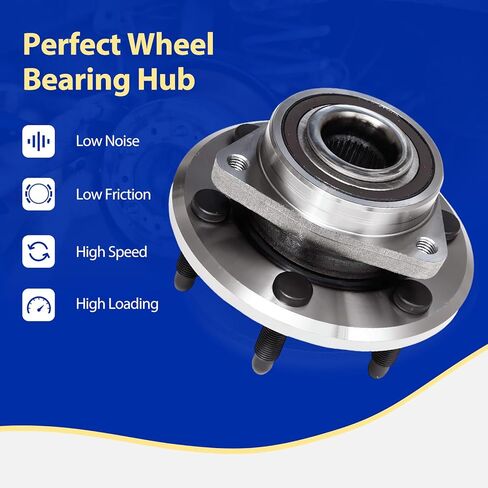 513277 محمل العجلة ومجموعة المحور الأمامي والخلفي لـ Buick Enclave، لـ Chevy Traverse، لـ GMC Acadia Limited، لـ Saturn Outlook - محمل عجلة مع 6 مقابس in Kuwait