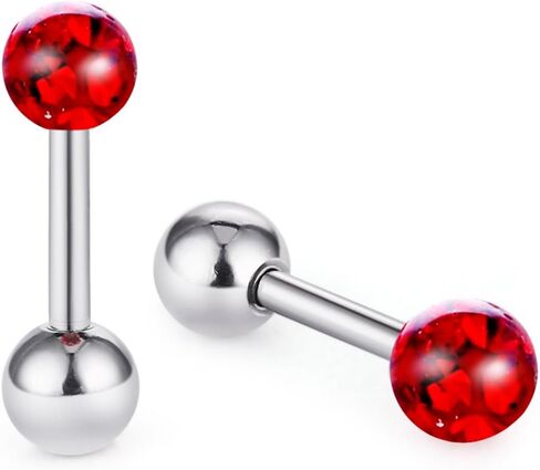 Earrings Studs for Women Sensitive Ears Stainless Steel Epoxy Rhinestone 16G(1.2mm) Post in Saudi Arabia