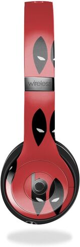 غلاف لامع لامع متوافق مع Beats Solo 4 - Panda Hello - غطاء لاصق واقٍ من الفينيل الفاخر 3M - سهل الاستخدام | صُنع في الولايات المتحدة الأمريكية بواسطة MightySkins in Kuwait