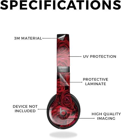 Carbon Fiber Skin Compatible with Beats Solo 4 - Awesome Alpacas - Premium 3M Vinyl Protective Wrap Decal Cover - Easy to Apply | Crafted in The USA by MightySkins in Kuwait