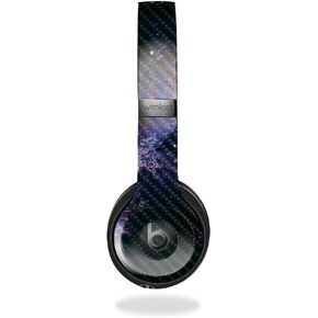 Carbon Fiber Skin Compatible with Beats Solo 4 - Andromeda - Premium 3M Vinyl Protective Wrap Decal Cover - Easy to Apply | Crafted in The USA by MightySkins in Saudi Arabia
