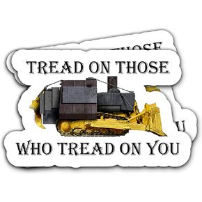 WSQ Killdozer Sticker Vinyl Decal Sticker Premium Quality Multiple Colors for Car Bumper Truck Van SUV Window Wall Boat Cup Tumblers Laptop or Any Smooth Surface Size 4 Inches 2 Pack