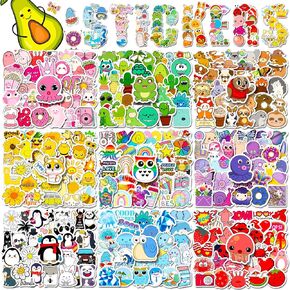 600 Pcs Cute Water Bottle Stickers for Kids, Colorful Animal Vinyl Stickers for Water Bottles, Cool Bulk Stickers for Phone Computer Luggage Skateboard Laptop Stickers for Girls Teens Boys Teachers in Kuwait