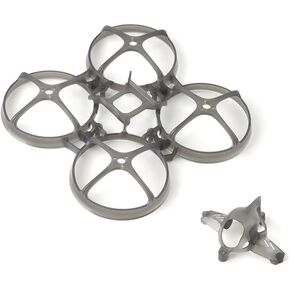 HGLRC Petrel Whoop Ultra-light Indoor Frame FPV Racing Drone (Petrel 85Whoop Gray Transparency Rack + Headset Kit)