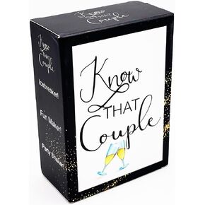 Know That Couple - Bridal Shower & Engagement Party Game 3-in-1 Wedding Celebration Game Fun Storytelling, Music Challenge & Who Knows The Couple Best? Perfect for Bachelorette & Wedding Party Guests