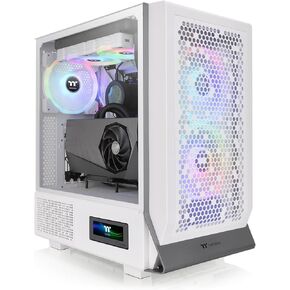 Thermaltake Ceres CA-1Y2-00M1WN-00 CS8724 300 TG ARGB Black E-ATX Motherboard Air Flow Oriented Middle Tower PC Case