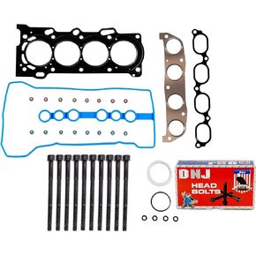 DNJ HGB943 Cylinder Head Gasket set with Head Bolt Kit For 1998-1999 Toyota Corolla 1.8L 1794cc L4 DOHC