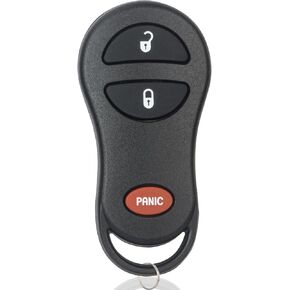 استبدال مفتاح Fob متوافق مع 2002-2005 Dodge Ram 1500 2500 3500/2001-2004 Dakota Grand Caravan Durango/Plymouth Prowler/Chrysler Keyless Entry Remote GQ43VT17T (عبوة واحدة) in Kuwait