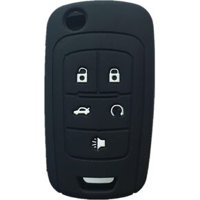 Key Fob Cover for Buick：RPKEY Silicone Remote Protector | Car Key Fob Case Protector Fit for Buick Lacrosse Encore Regal Verano GMC Terrain | Key Fob Shell