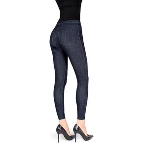 MeMoi High-Waisted Skinny Jean Leggings
