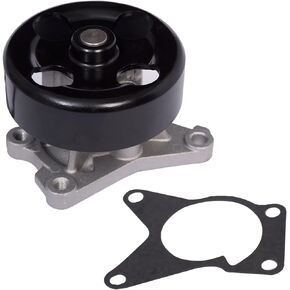 AW6218 Professional Water Pump Kit w/Gasket (For 1.8L/2.0L) Compatible With 15-18 Chevy City Express /09-14 Ni-ssan Cube, 13-20 NV200, 07-12 Sentra Versa [# 210102773R B10103LM0A]