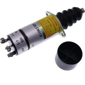 Stop Solenoid 1500-2011 1502-12D6U1B2S1A compatible with Woodward 12V