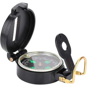 Lensatic Compass Sighting Compass Survival Emergency Compass for Camping, Hiking,Hunting,Backpackingand Outdoor Survival