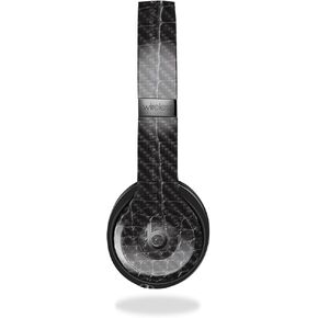 Carbon Fiber Headphone Skin Compatible with Beats Solo 4 - Black Gator Skin - Premium 3M Vinyl Protective Wrap Decal Cover - Easy to Apply | Crafted in The USA by MightySkins