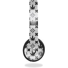 Headphone Skin Compatible with Beats Solo 4 - CBD Black - Premium 3M Vinyl Protective Wrap Decal Cover - Easy to Apply | Crafted in The USA by MightySkins