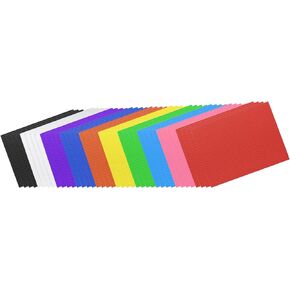DMiotech 40 Pack 7.87x11.81 Inch Corrugated Cardboard Paper Sheets DIY Projects Colorful for Box Making, Cards, Scrapbooks
