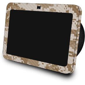 Carbon Fiber Skin Compatible with Amazon Echo Show 8 (3rd Gen, 2023) - Desert Camo - Premium 3M Vinyl Protective Wrap Decal Cover - Easy to Apply | Crafted in The USA by MightySkins