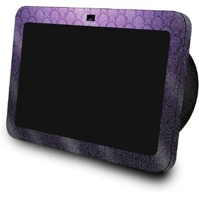 Glossy Glitter Skin Compatible with Amazon Echo Show 8 (3rd Gen, 2023) - Antique Purple - Premium 3M Vinyl Protective Wrap Decal Cover - Easy to Apply | Crafted in The USA by MightySkins