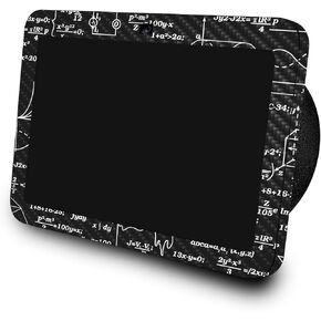 Carbon Fiber Skin Compatible with Amazon Echo Show 8 (3rd Gen, 2023) - Mathematical - Premium 3M Vinyl Protective Wrap Decal Cover - Easy to Apply | Crafted in The USA by MightySkins