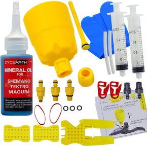 Bicycle Bleed Kit for Magura Hydraulic Disc Brakes with 60ml Mineral Oil Bike Perfect Bleeding Set Tool