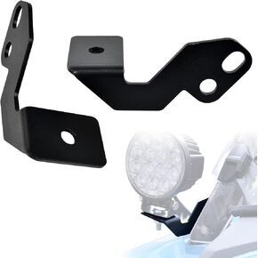 SAUTVS UTV Pod Light Mounting Bracket, Rust-Proof A-Pillar LED Spot Work Light Mounting Bracket Cube Metal Side Pillar LED Pod Light Mount for Polaris RZR XP 1000 900 800 2014-2023 Accessories (2PCS)