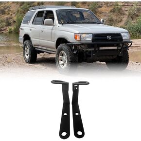 Ditch Light Brackets for 1996-2002 Toyota 4Runner 3rd Gen | Hood-Hinge Mounted Brackets for LED Pod Lights | Driver & Passenger Side Pair | Made in The USA | Rago Fabrication