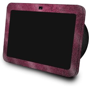 Glossy Glitter Skin Compatible with Amazon Echo Show 8 (3rd Gen, 2023) - Pink Gravel - Premium 3M Vinyl Protective Wrap Decal Cover - Easy to Apply | Crafted in The USA by MightySkins