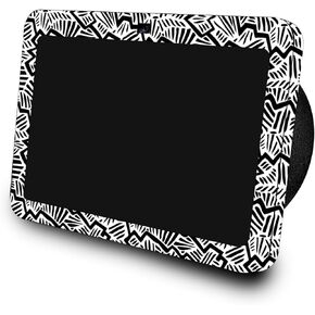 Skin Compatible with Amazon Echo Show 8 (3rd Gen, 2023) - Abstract Black - Premium 3M Vinyl Protective Wrap Decal Cover - Easy to Apply | Crafted in The USA by MightySkins