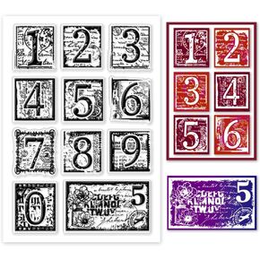 PH PandaHall Summer Beach Clear Stamps, PVC Plastic Transparent Stamps Sunset Vacation Beach Stamps Greeting Card Stamps Sealed Stamps for DIY Scrapbooking Album Decorating Card Craft Making
