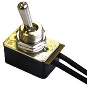 Electroswitch Toggle Switch, Spst, 10A, 125-6600