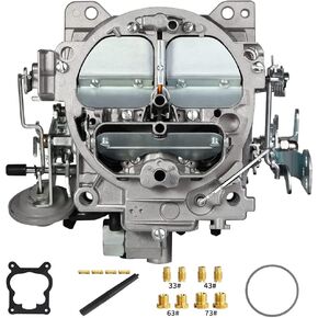 4 Barrel Carburetor Carb For 1901R Rochester Quadrajet 4MV Chevy Engine 327 350 427 454 1966-1973 750 CFM 1901-GG 4-BBL Vacuum Secondary Durable Manual Divorced Choke