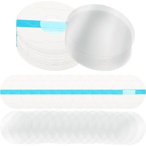 30 Pack Latex-Free Glucose Sensor Covers Medical Adhesive Patches for Precut CGM Tape with No Glue on The Center Waterproof and Strong Stick for Long Stay