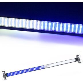 SENSHINE 12V Car Truck Emergency Strobe Flash Light Sucker Dashboard Interior Windshield Warning Light Bar Current 120 LED 120W Blue White