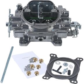 1407 High Performer 750CFM Series Marine Square Bore 4-Barrel Air Valve Secondary Manual Choke Carburetor Replacement for Edelbrock 750CFM Carburetor (1407-750 Manual)